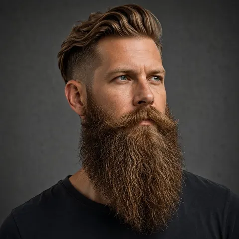 Bandholz Beard — barba de barbería, foto real | BarberLab