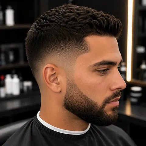 Beard Fade — barba de barbería, foto real | BarberLab