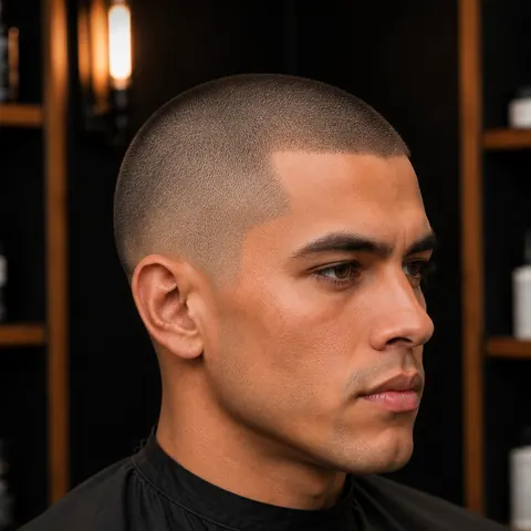 Buzz Cut 1 mm — corte de cabello de barbería, foto real | BarberLab