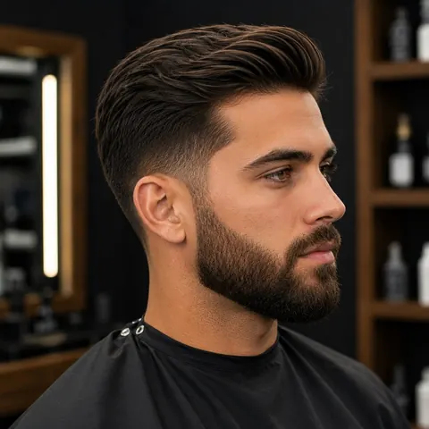 Corporate Beard — barba de barbería, foto real | BarberLab