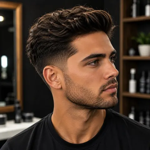 Designer Stubble — barba de barbería, foto real | BarberLab