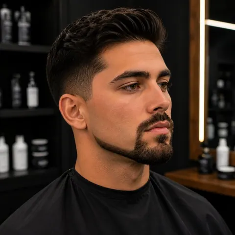 Extended Goatee — barba de barbería, foto real | BarberLab