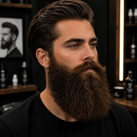 Garibaldi — barba de barbería, foto real | BarberLab