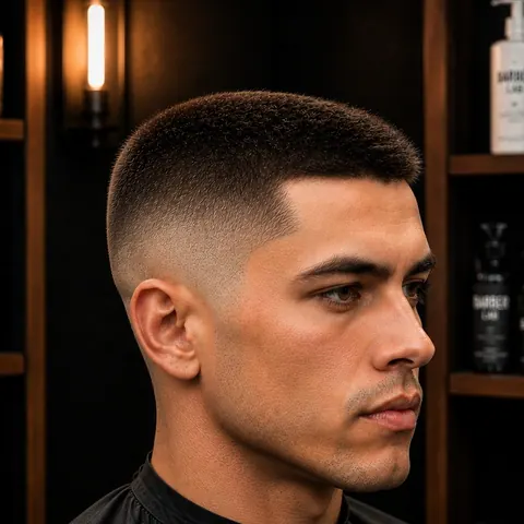 High & Tight — corte de cabello de barbería, foto real | BarberLab