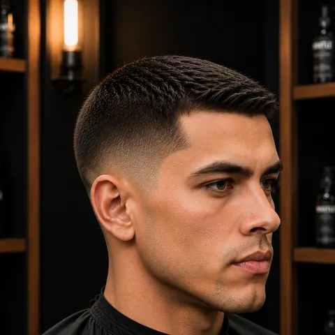 Ivy League — corte de cabello de barbería, foto real | BarberLab