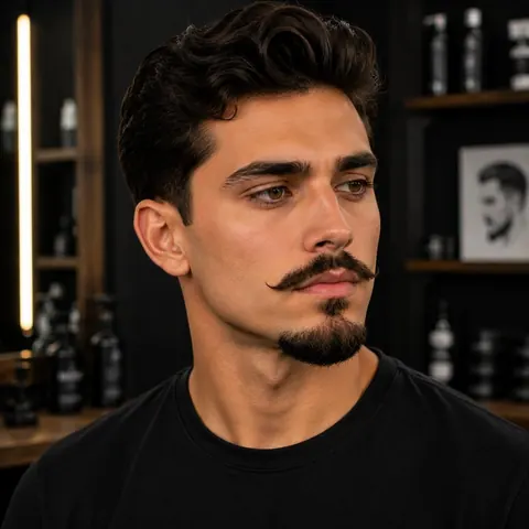 Van Dyke — barba de barbería, foto real | BarberLab