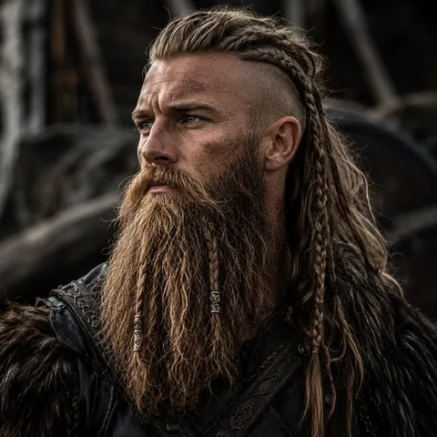 Viking Beard — barba de barbería, foto real | BarberLab